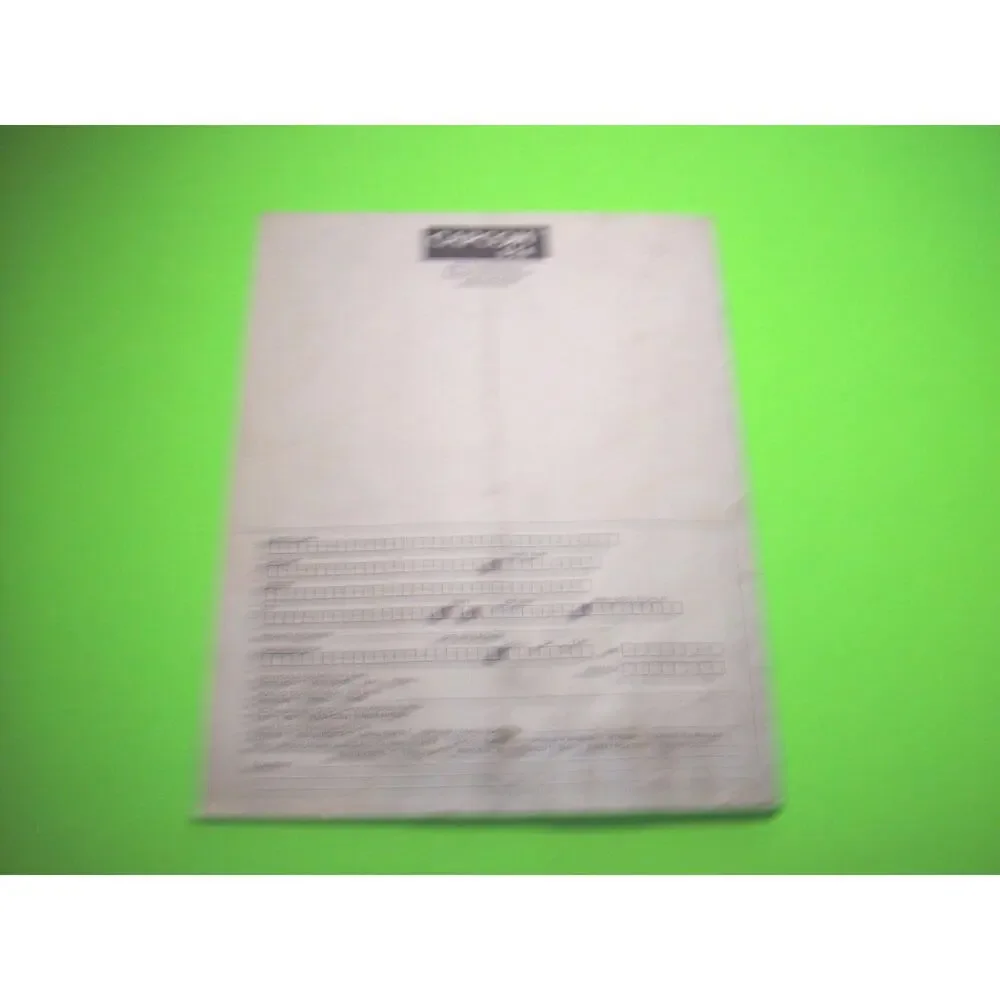 Street Fighter II Original 1990 Video Arcade Game Kit Installation Manual